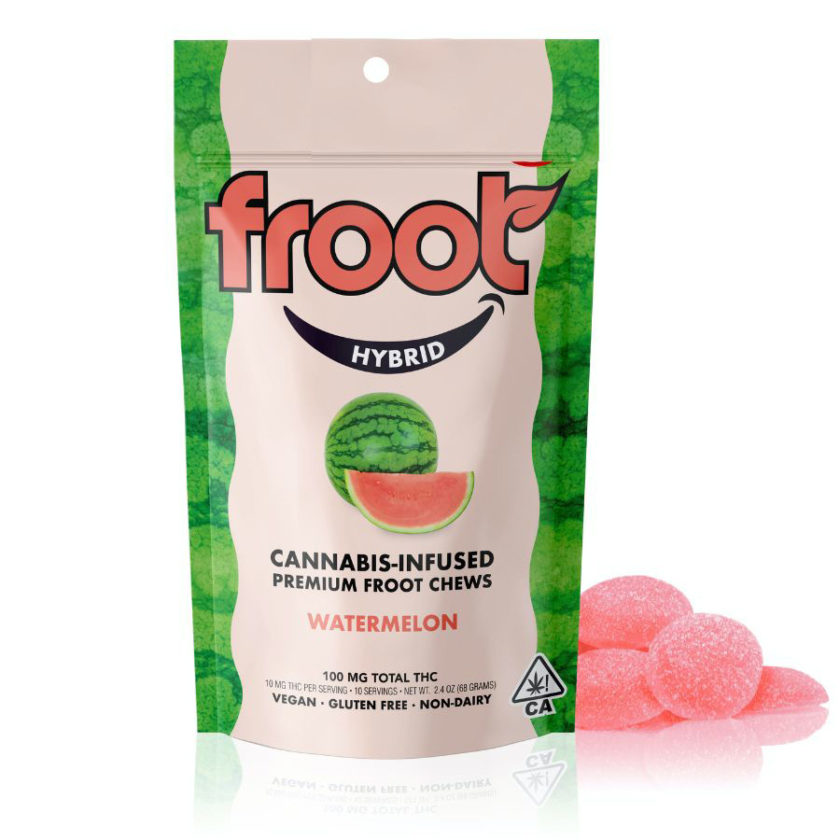 Froot Gummies - Watermelon (100mg/10-pack) | The Sticky Rose