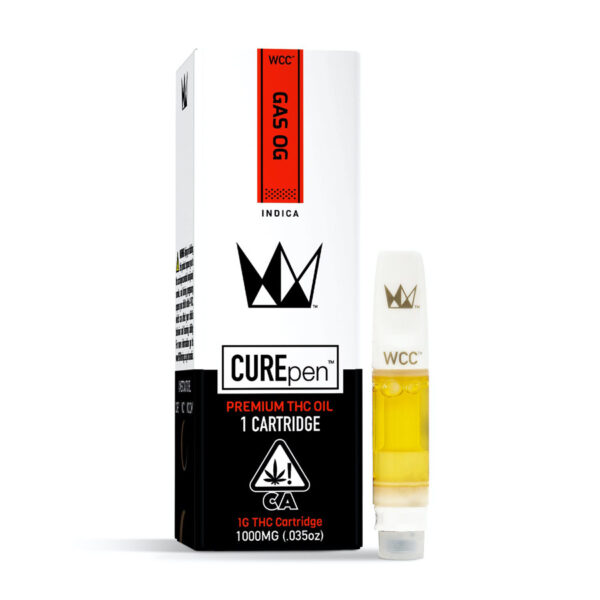 West Coast CurePen Cartridge - Gas OG (1g Indica) *NEXTDAY DELIVERY ONLY*