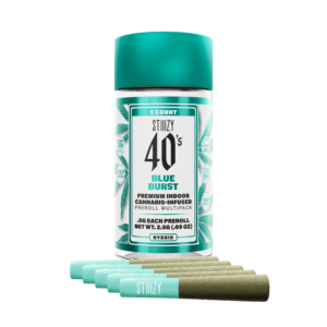 Stiiizy 40s Multi Pack Preroll - Blue Burst (2.5g/5-pack Hybrid) *NEXT DAY DELIVERY ONLY*