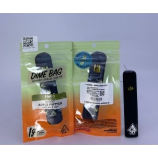 Dime Bag Disposable Vape Pen - Apple Fritter (1g Hybrid) *NEXT DAY DELIVERY ONLY*