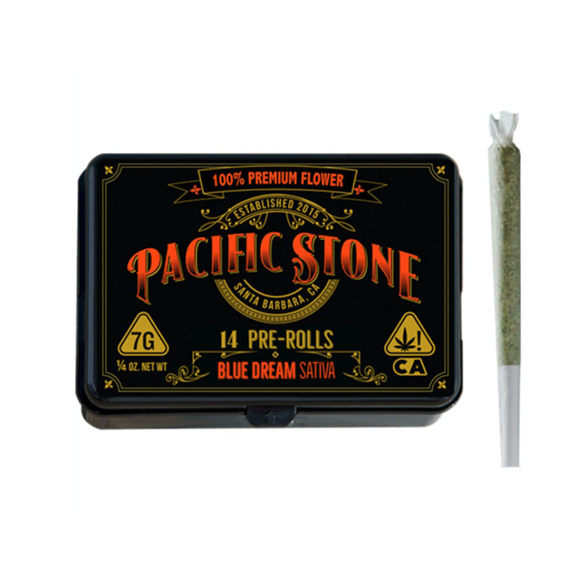 Pacific Stone Prerolls - Blue Dream (7g/14-pack Sativa)