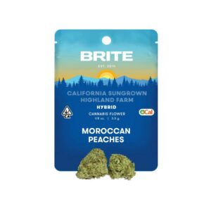 Brite Labs Flowers - Moroccan Peaches (3.5g Hybrid) *NEXTDAY DELIVERY ONLY*