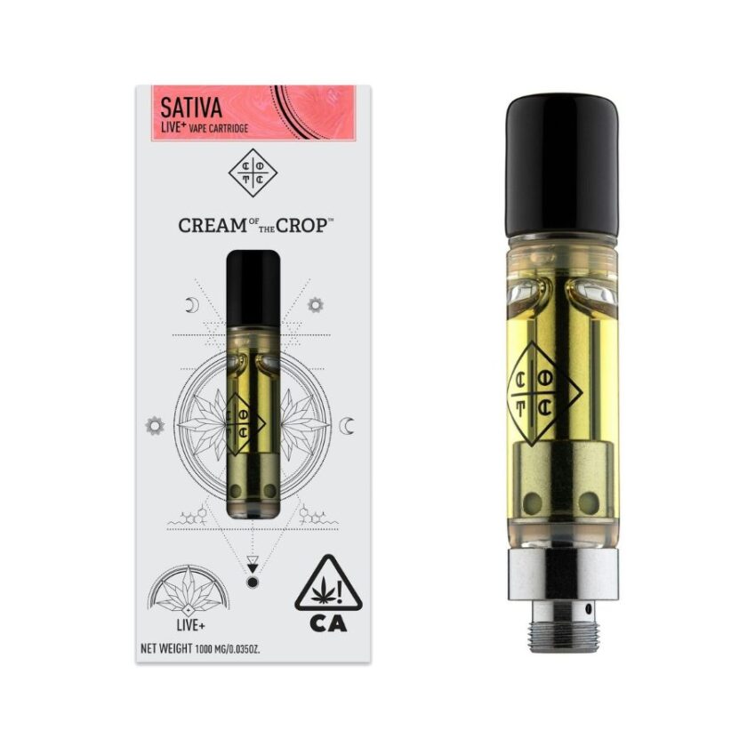 Cream of the Crop Cartridge - Elements/Strawberry Cough (1g Sativa) *NEXT DAY DELIVERY ONLY*