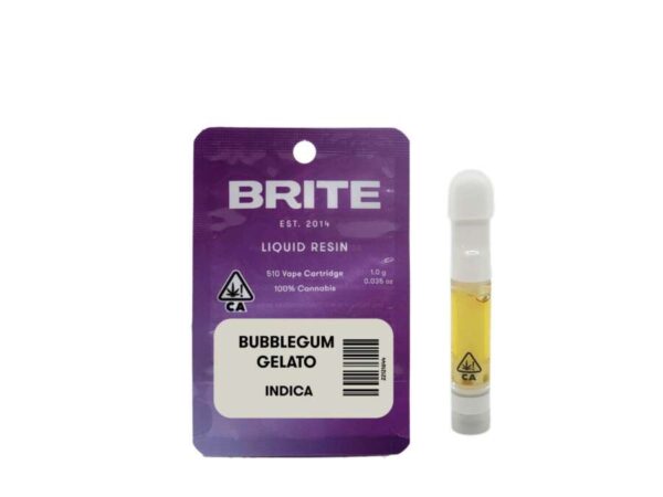 Brite Labs Liquid Resin Cartridge - Bubblegum Gelato (1g Indica)