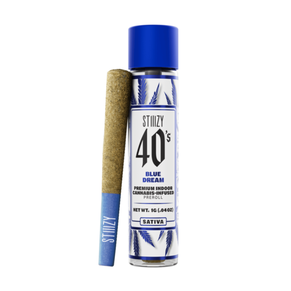 Stiiizy 40s Infused Preroll - Blue Dream (1g Sativa) *NEXTDAY DELIVERY ONLY*