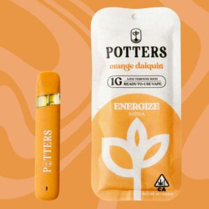 Potters Live Ready-to-Use Vape Cartridge - Orange Daiquiri (1g Sativa) *NEXT DAY DELIVERY ONLY*
