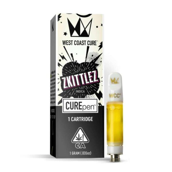 West Coast CurePen Cartridge - Zkittlez (1g Indica) *NEXT DAY DELIVERY ONLY*