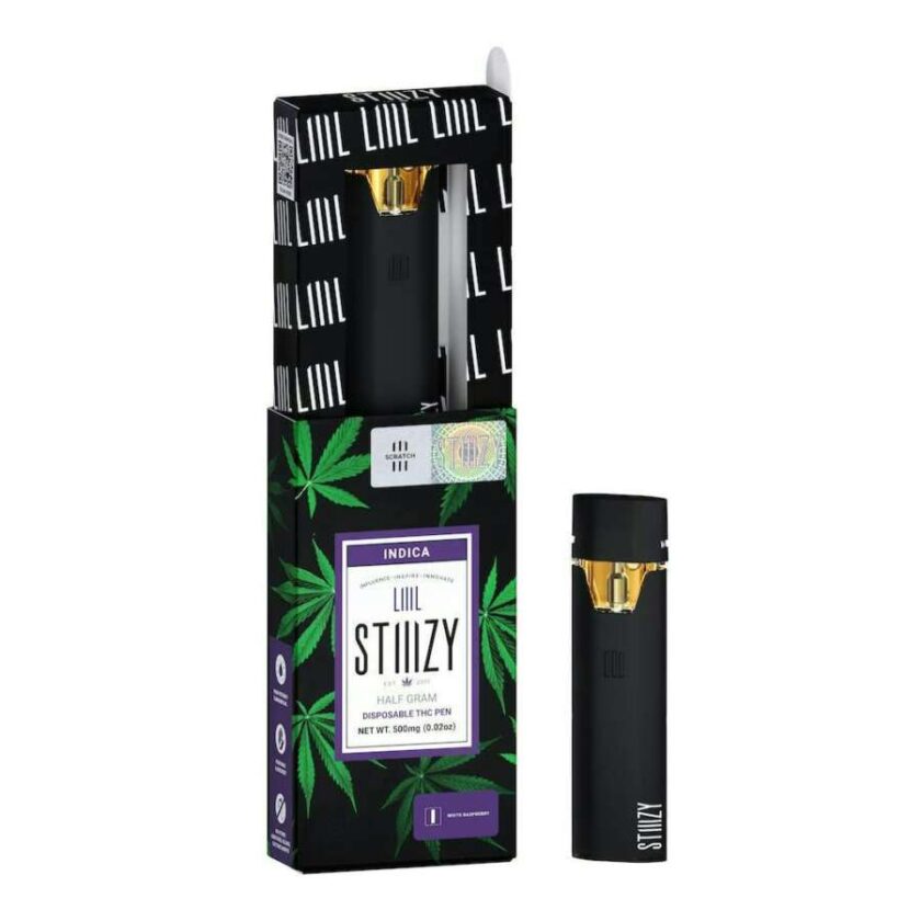 Liiil Stiiizy Disposable Vape Pen - White Raspberry (0.5g Indica)