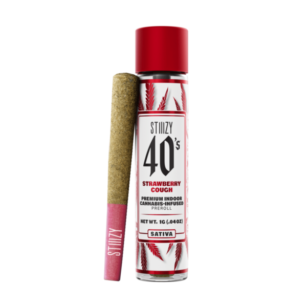 Stiiizy 40s Infused Preroll - Strawberry Cough (1g Sativa)