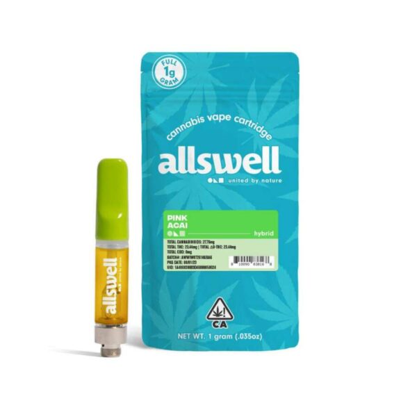 Allswell Vape Cartridge - Pink Acai (1g Hybrid)