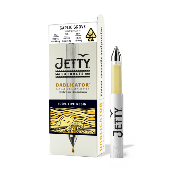 Jetty Live Resin Dablicator Conc - Garlic Grove (1g Sativa)