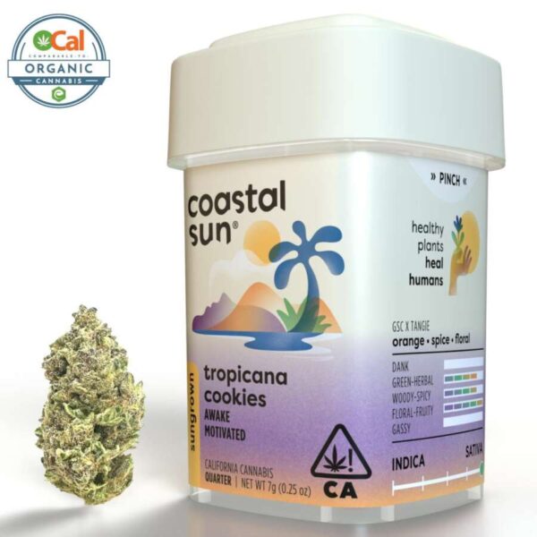 Coastal Sun Sungrown Flowers - Tropicana Cookies (7g Sativa)