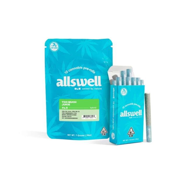 Allswell Prerolls - Too Much Juice (7g/10-pack Hybrid)