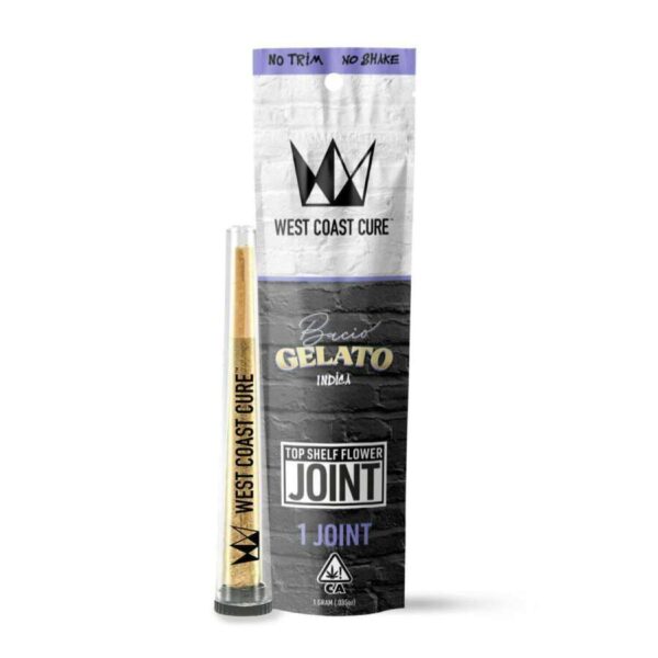 West Coast Cure Joints - Bacio Gelato (1g Indica) *NEXT DAY DELIVERY ONLY*