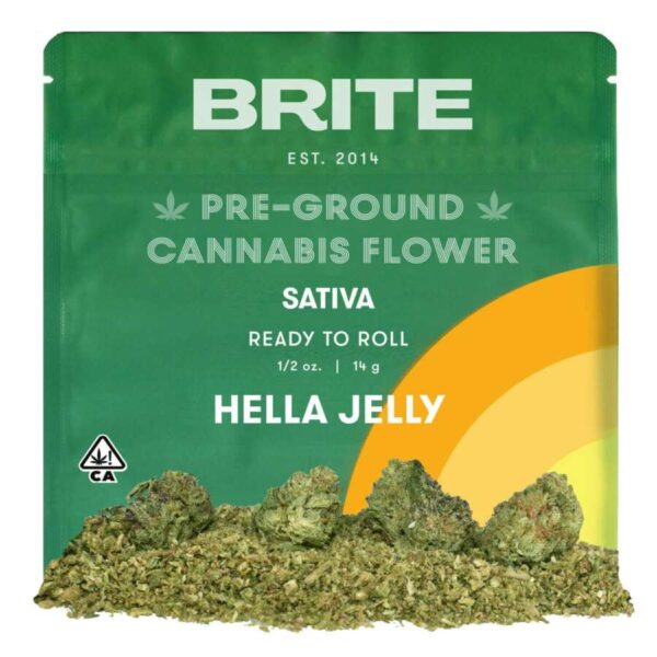 Brite Labs Pre-Ground Flowers - Hella Jelly (14g Sativa)