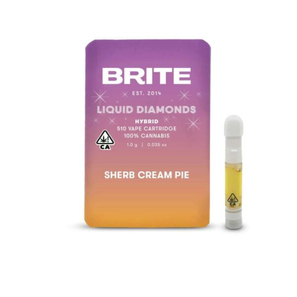 Brite Labs Liquid Diamonds Cartridge - Sherb Cream Pie (1g Indica)