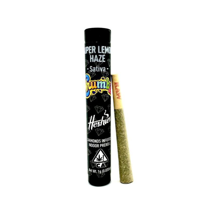Crumbz Infused Preroll - Super Lemon Haze (1g Sativa)