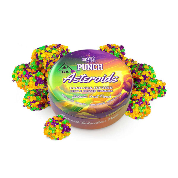 Punch Solventless Asteroids Gummies - Galactic Fruit Punch (100mg)