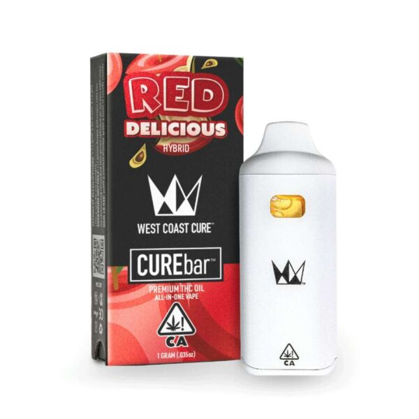 West Coast Cure Disposable CureBar - Red Delicious (1g Hybrid)