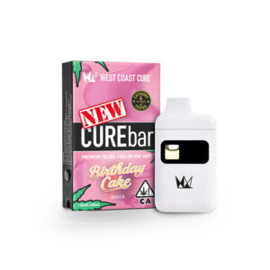 West Coast Cure Disposable CUREbar - Birthday Cake (1g Indica) *NEXT DAY DELIVERY ONLY*