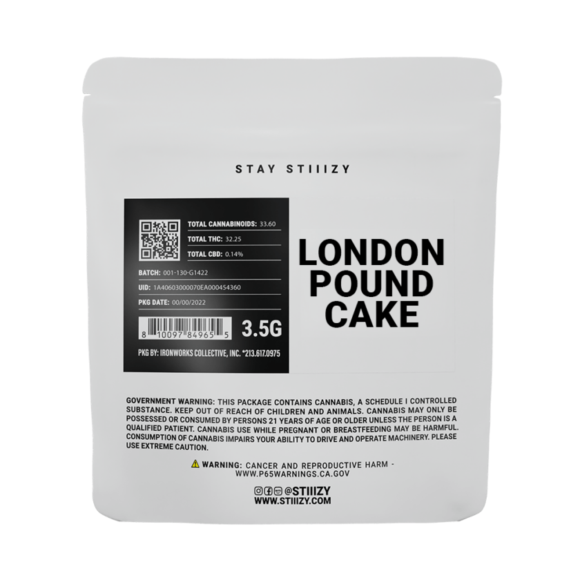 Stiiizy Flowers - London Pound Cake White Label (3.5g Hybrid) *NEXT DAY DELIVERY ONLY*
