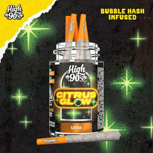 High 90s Preroll - Citrus Glow (2.5g/5-pack Sativa)