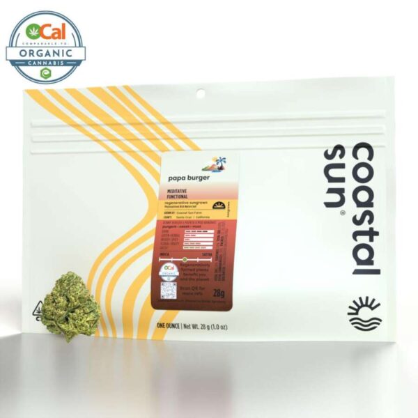 Coastal Sun Sungrown Flowers - Papa Burger (28g Hybrid)