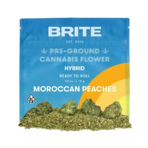 Brite Labs Pre-Ground Flowers - Moroccan Peaches (14g Hybrid)