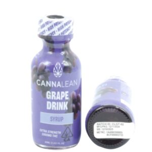 Cannalean Syrup - Grape (60ml) (1000mg THC)