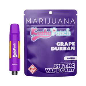 Kushy Punch Vape - Grape Durban (1g Sativa)