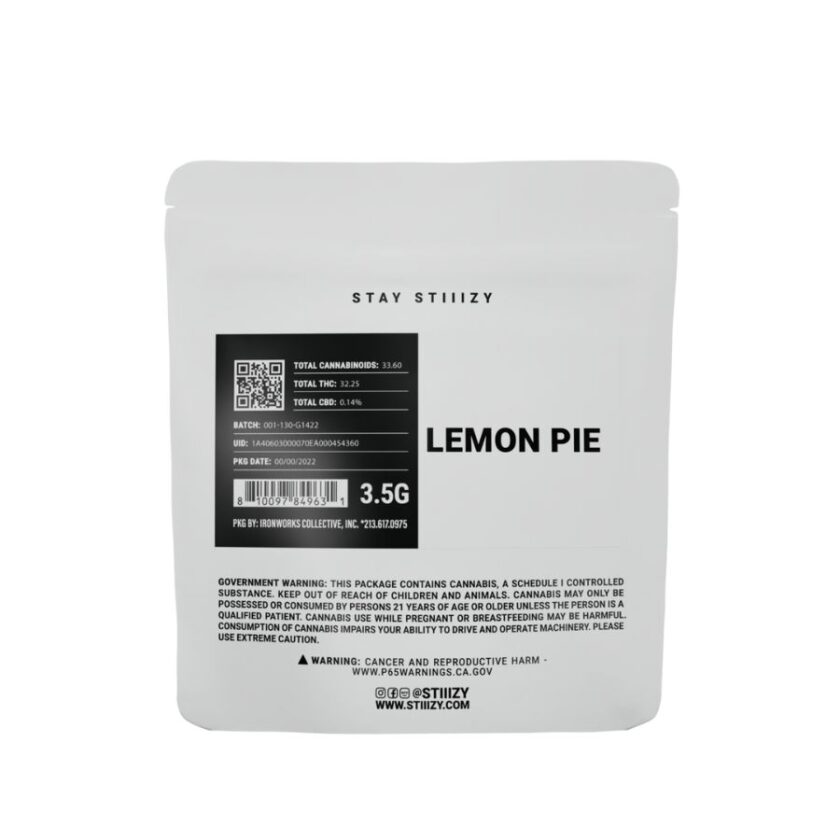 Stiiizy Flowers - Lemon Pie White Label (3.5g Sativa)