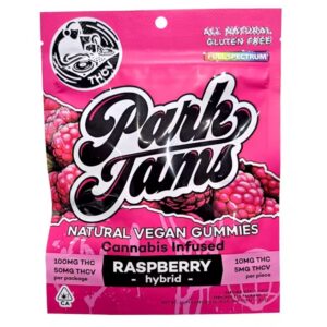 Park Jams Gummy - THCV Raspberry (100mg THC; 50mg THCV Hybrid) *NEXT DAY DELIVERY ONLY*