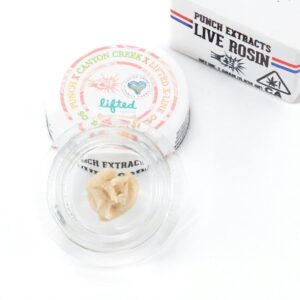 Punch Live Rosin Conc - Sour Peach Fatso Badder Tier 4 (1g)