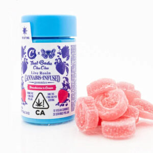 Cookies Live Rosin Gummies - That Badu ChuChu/Strawberries 'n Cream (100mg Sativa) *NEXT DAY DELIVERY ONLY*