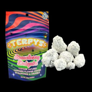 Terpys Creme De Canna Diamond Infused Flowers - Strawberry Daiquiri (3.5g Indica) *NEXT DAY DELIVERY ONLY*