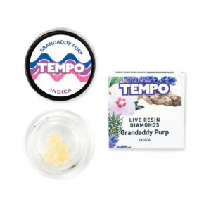 Tempo Live Resin Diamonds Conc - Granddaddy Purp (1g Indica)