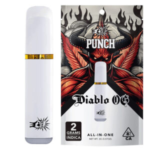 Punch Distillate All-In-One Vape - Diablo OG (2g Indica)