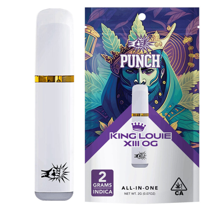 Punch Distillate All-In-One Vape - King Louie XIII (2g Indica)