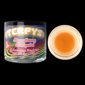 Terpys Creme De Canna Diamond Badder - Strawberry Daiquiri (2g Indica) *NEXT DAY DELIVERY ONLY*