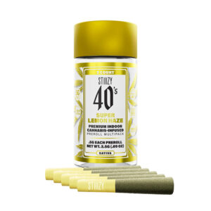 Stiiizy 40s Multi Pack Preroll - Super Lemon Haze (2.5g/5-pack Sativa) *NEXT DAY DELIVERY ONLY*