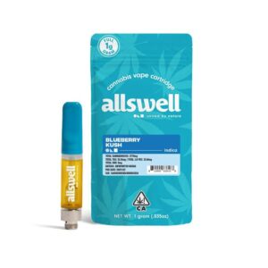 Allswell Vape Cartridge - Blueberry Kush (1g Indica)