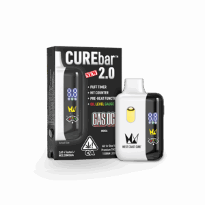 West Coast Cure 2.0 Disposable CUREbar - Gas OG (1g Indica) *NEXT DAY DELIVERY ONLY*