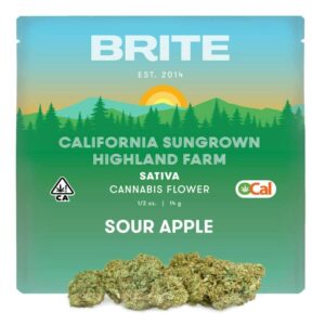 Brite Labs Flowers - Sour Apple (14g Sativa) *NEXT DAY DELIVERY ONLY*