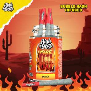 High 90s Preroll - Fire OG (2.5g/5-pack Indica) *NEXTDAY DELIVERY ONLY*