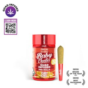 Baby Jeeter Infused Prerolls - Fire OG (2.5g/5-pack Hybrid)