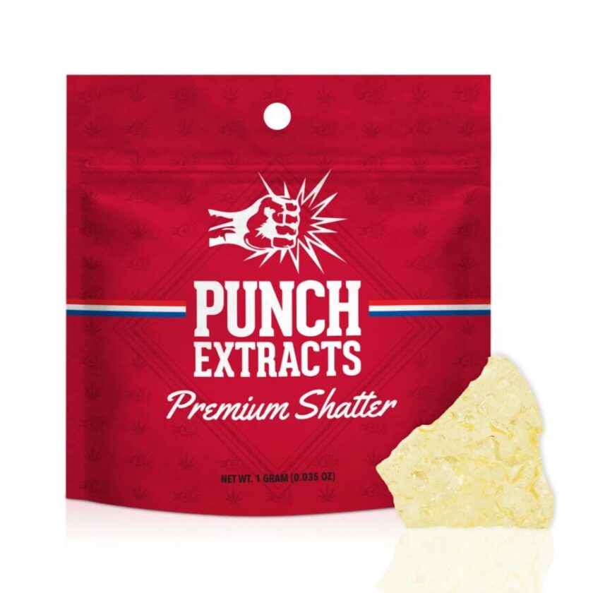 Punch Extract Conc - Secret Stash Shatter (1g Hybrid) *NEXT DAY DELIVERY ONLY*