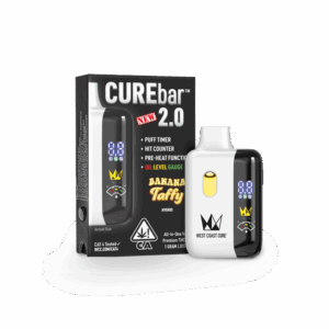 West Coast Cure 2.0 Disposable CUREbar - Banana Taffy (1g Hybrid) *NEXTDAY DELIVERY ONLY*