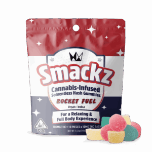West Coast Cure Hash Gummies - Rocket Fuel (100mg/10-pack Indica)