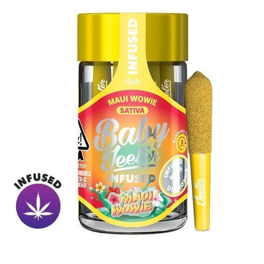 Baby Jeeter Infused Prerolls - Maui Wowie (2.5g/5-pack Sativa)