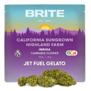Brite Labs Flowers - Jet Fuel Gelato (14g Indica) *NEXT DAY DELIVERY ONLY*